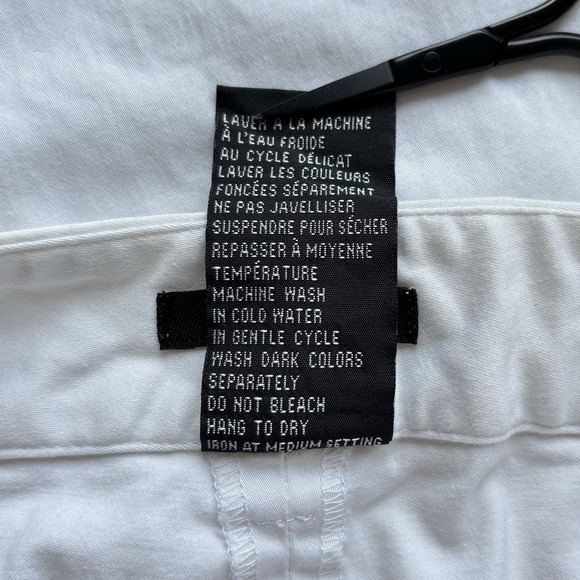 Jacob Women's Size 5/6 Wide Leg Pant White Trouser Business Chic Feminine - Picture 8 of 9